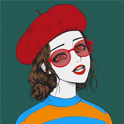 简单素描结构头像