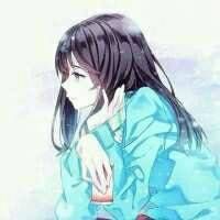 蓝色的女生头像动漫