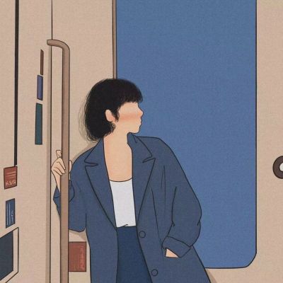 唯美插画头像