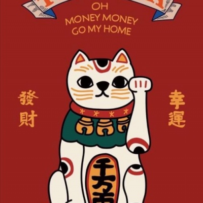 微信头像图片女招财猫