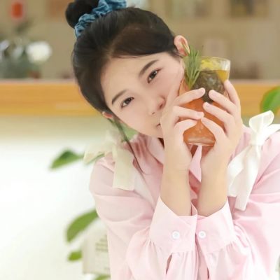 手机遮脸头像女可爱仙气