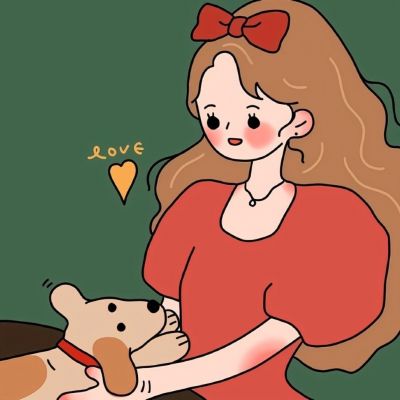 头像女可爱小清新手绘唯美
