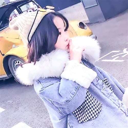 情侣头像小孩一左一右