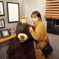 休闲头像女高马尾