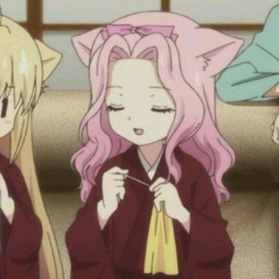 二次元猫耳朵女头像
