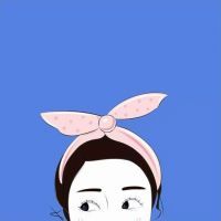 二次元头像女可爱紫色