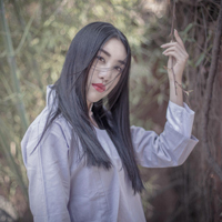 休闲头像女生简单气质