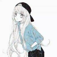 女生动漫头像蓝色系
