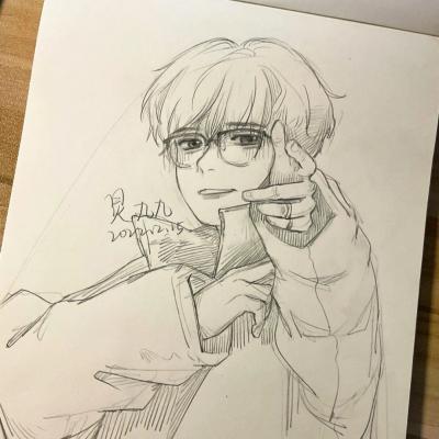 有品位的微信头像女生手绘