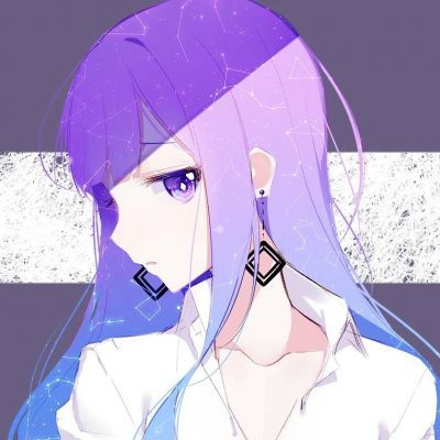 女生卡通头像高冷霸气半张脸