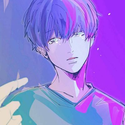 卡通头像男生冷酷帅气