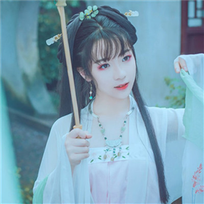 九尾狐头像女古风日本