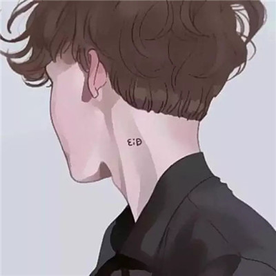 男生霸气黑化头像动漫