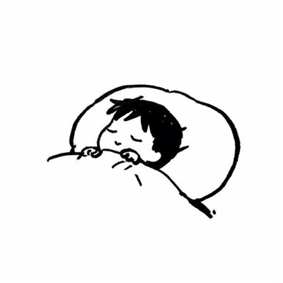 简笔画小人头像白底