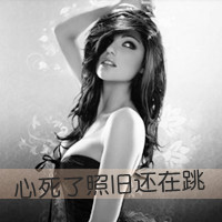 简画头像女