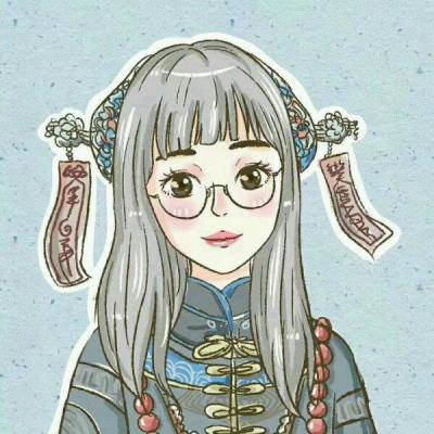 简笔头像女 手绘可爱