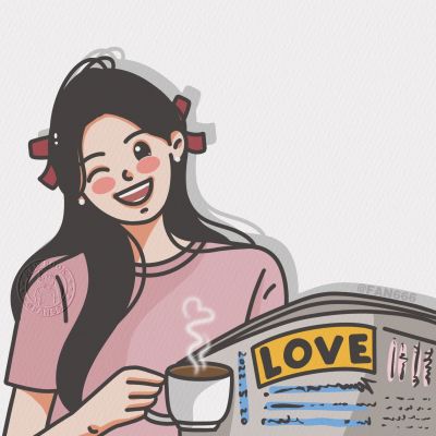 最低调的情侣头像