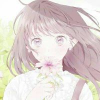 橙色系女生头像可爱卡通